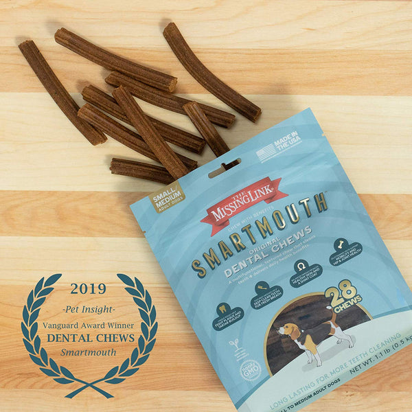 Missing Link Smartmouth Dental Chew Small/Medium 28 Count- (US Only)