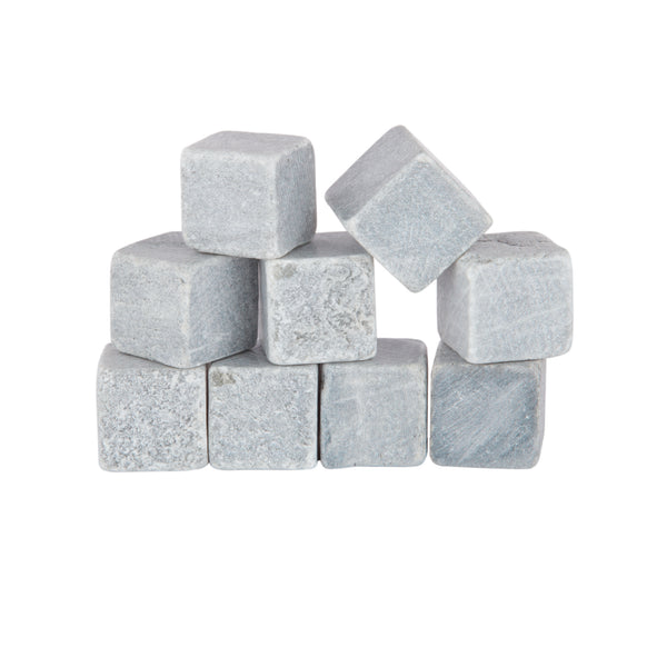 On the Rocks. Glacier Rocks®: Set of 9 Soapstone Cubes.(US & Canada only)