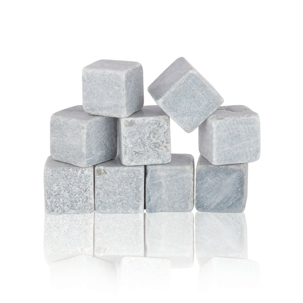 On the Rocks. Glacier Rocks®: Set of 9 Soapstone Cubes.(US & Canada only)