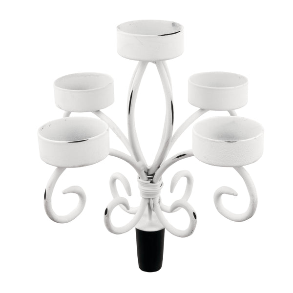 Shabby Chic Candelabra for all you romantic and wine lovers, Country Cottage look and feel (US & Canada only)