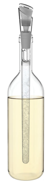Wine bottle always chilled - A Drip free spout to keep wine chilled (US & Canada only)