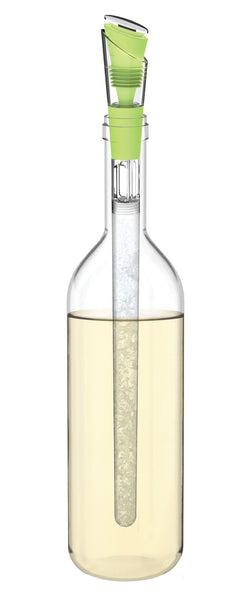 Wine bottle always chilled - A Drip free spout to keep wine chilled (US & Canada only)