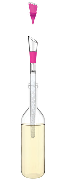 Wine bottle always chilled - A Drip free spout to keep wine chilled (US & Canada only)