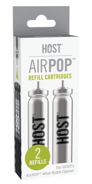 Refill Cartridges (Set of 2) for AirPOP Wine Bottle Opener