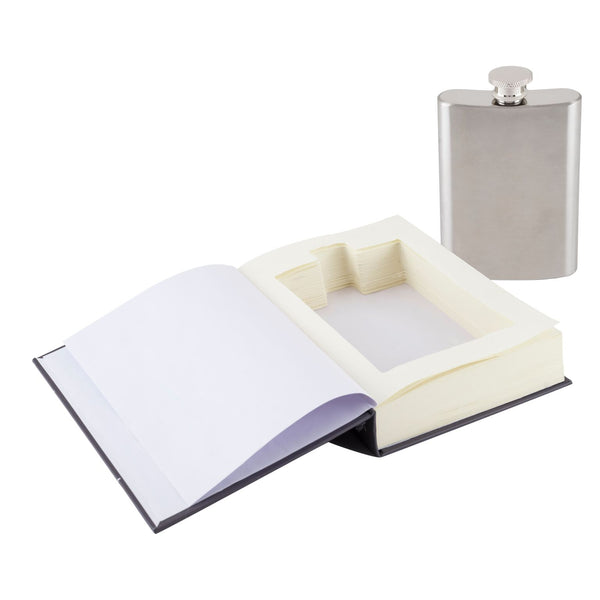 Survival Book requires no Reading, 5 oz Sneaky Flask by Foster and Rye (US & Canada Only)