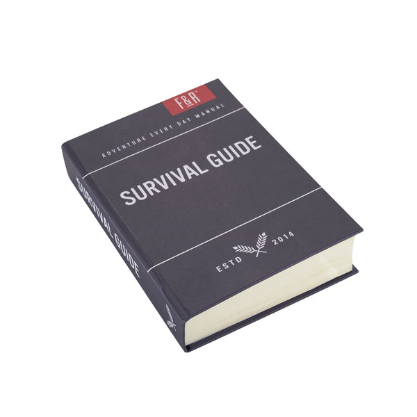 Survival Book requires no Reading, 5 oz Sneaky Flask by Foster and Rye (US & Canada Only)