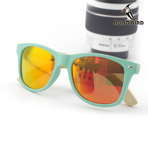 Polarized Wooden Sunglasses for Men and Women 2017-Light Frame, Handmade Bamboo,UV