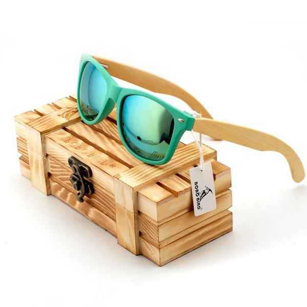 Polarized Wooden Sunglasses for Men and Women 2017-Light Frame, Handmade Bamboo,UV