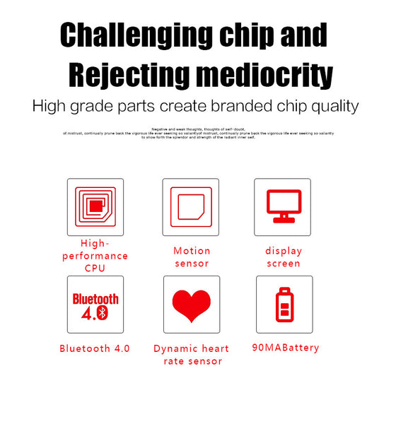 Smart Band S2:Heart Rate & Sleep Monitor,Activity Tracker,Step Counter,Waterproof Wristband