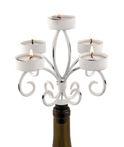 Shabby Chic Candelabra for all you romantic and wine lovers, Country Cottage look and feel (US & Canada only)