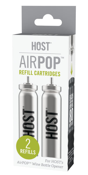 Refill Cartridges (Set of 2) for AirPOP Wine Bottle Opener