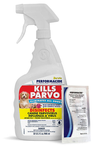 Performacide Kills Parvo-Disinfectant-Deodorizer-US Only