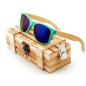 Polarized Wooden Sunglasses for Men and Women 2017-Light Frame, Handmade Bamboo,UV
