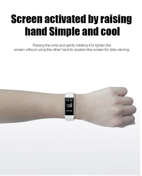 Smart Band S2:Heart Rate & Sleep Monitor,Activity Tracker,Step Counter,Waterproof Wristband